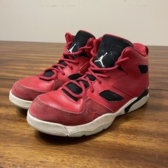 Air Jordan FLIGHT CLUB ’91 BP Shoes Red 555470-600 Size 3Y
