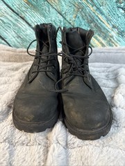 Timberland Big Kid Junior 12907 6 Inch Classic Boots black SIZE 4.5
