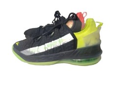Nike LeBron 18 Shoes Black Crimson Volt Youth Size 7Y