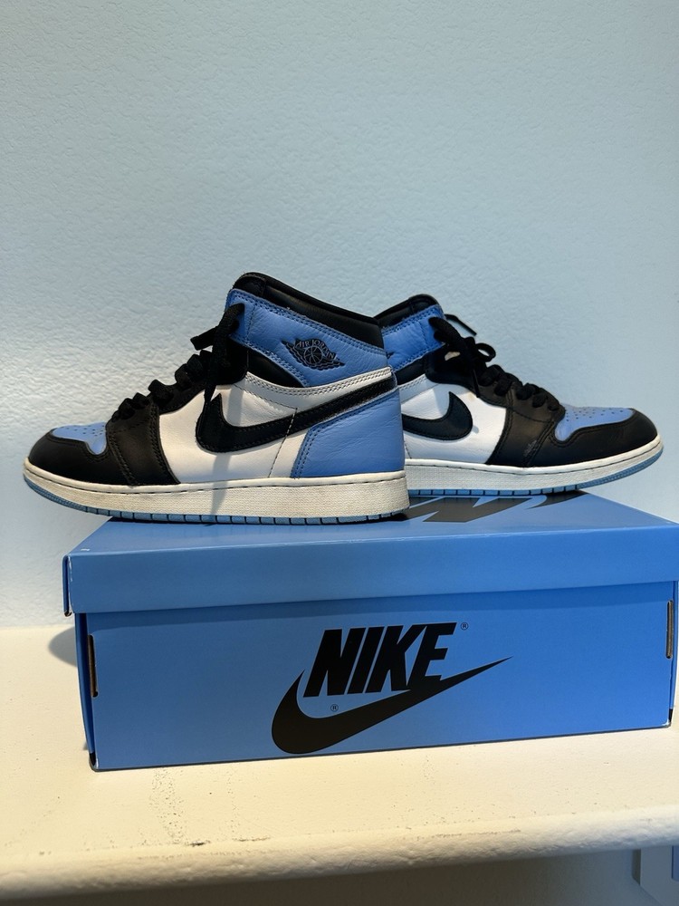 Jordan Air Jordan 1 Retro High OG GS UNC Toe FD1437-400 Sneaker Size 6.5Y