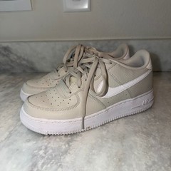 Nike Air Force 1 Low Light Bone White GS Kids Sneakers CT3839-001 Size 7Y