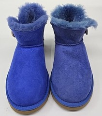 UGG Bailey Button Boots Pre School Size 13 Suede Sheepskin Warm PS Shoes