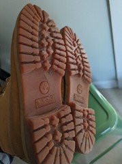 Timberland Wheat Nubuck Leather Boots Youth Size 4 M Style 12909 ~ Preowned