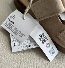 Zara Kids’ Leather Sandal – Made in Spain – EU 25 / US 9 – MRSP$70