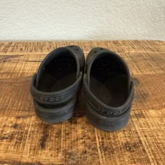 CROCS – Black unisex Crocs Size 13 Youth – Classic Clogs, Kids Shoes School