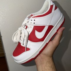 Nike Dunk Low Red Championship Red Reverse Size 4y/5.5w GS New In Box Ship fast