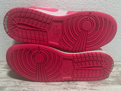 NIKE Air Jordan 1 Low Hyper Pink Model 553560-661 Size 5Y Valentines Day