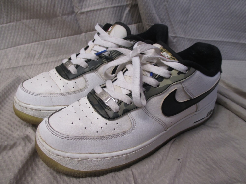 Nike Air Force 1 Low Remix Pack White Grey Camo DB2016-100 | Youth Size 7Y