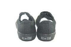 CONVERSE CHUCK TAYLOR ALL STAR 314786F BLACK MONO CANVAS CASUAL SHOE LITTLE KIDS