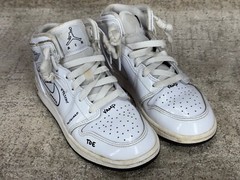 Nike Air Jordan Mid GS White Black Schematics DQ1864 100 – SIZE 3.5Y / EUR 35.5