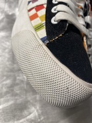 Mudd Rainbow Checker Pattern Sneakers Multicolored Size 7 Racing