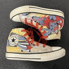 Superman Converse- Comic Con- Limited Edition DC Comics High-Top 12Y