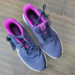 Nike Star Runner 3 GS Midnight Navy/ Metallic Silver DA2776 404 Sz 6Y New