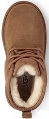 Toddler UGG Neumel II Boot Suede Upper 1017320T Chestnut Side Zip Size 6T EUC
