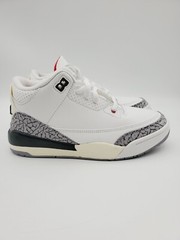 Air Jordan 3 Retro( PS) SIZE-2Y „White Cement Reimagined“ (DM0966-100)