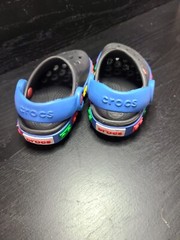 Crocs Classic Legos Black Slip On Clogs Baby Toddler Size C 4/5