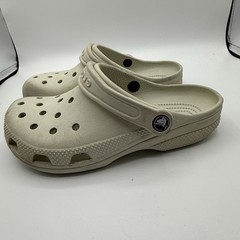 Crocs Classic Clogs Cream Off White Junior 4 Slip On Sport Mode