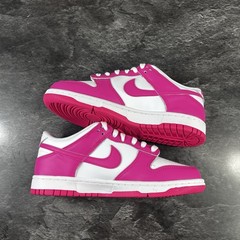 Nike dunk low “laser fuchsia” FB9109 102 Size 6Y = 7.5 womens Brand new