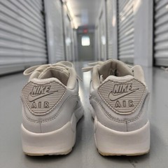 Nike Air Max 90 LTR GS Triple White CD6864-100 Sneakers Shoes Youth US Size 6Y