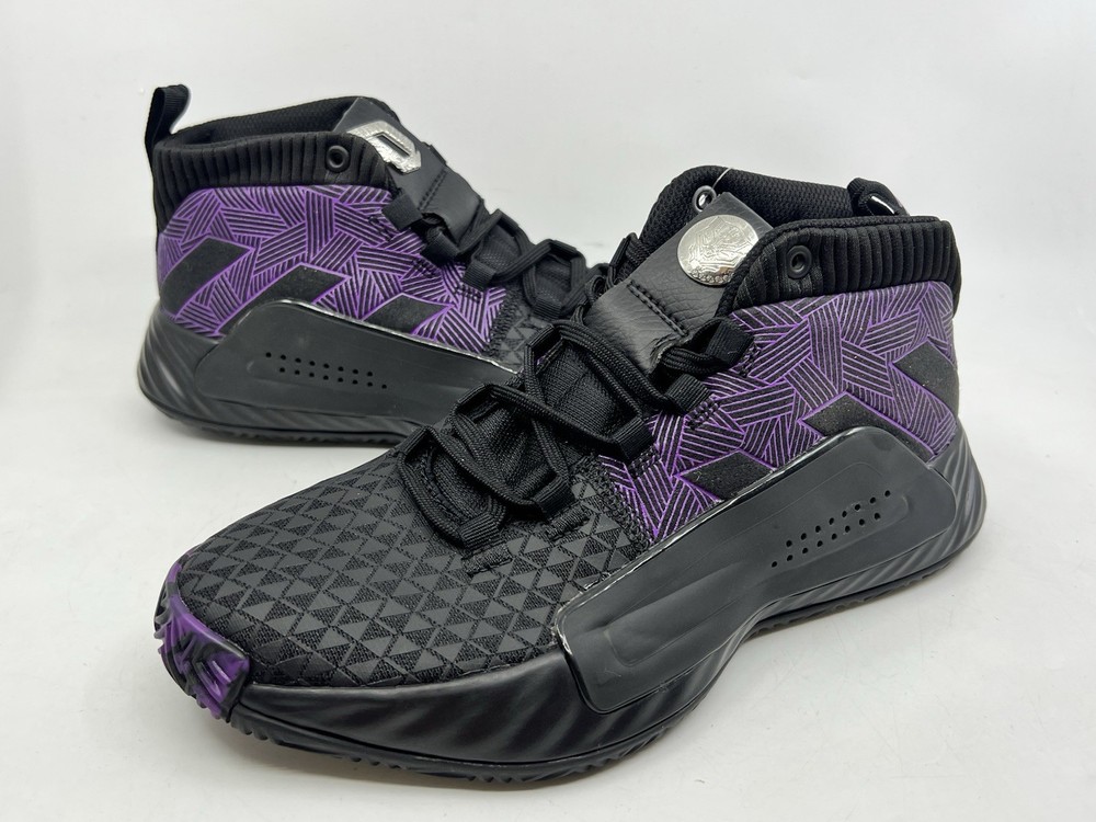 Adidas Damien Dame 5 J Marvel Black Panther Wakanda Forever EG2627 Size 5.5