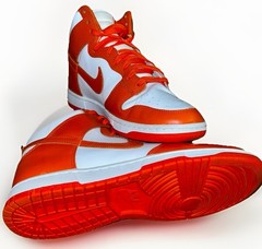 Nike Dunk SP High Syracuse Size 10 WHITE/ORANGE BLAZE-WHITE