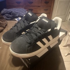 adidas Grand Court 00s K Unisex Kids Black/White size 3 youth