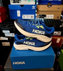 HOKA Rincon 4 Electric Cobalt Varsity Navy 1168874-ECC Size 4.5Y/ 6 Women