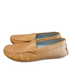 NEW Ruby Label Kids Mocassin Loafer Anchor Brown Size 2 Slip On Leather Quality