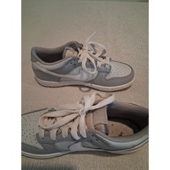 Nike Dunk Low PS Two Tone Wolf Grey White DH9756-001 Size 3Y NO INSOLES As Is