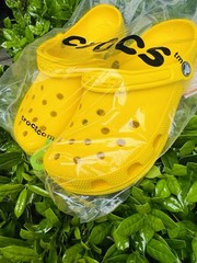Crocs Junior 3 – J3 Yellow Classic Clog Fast Shipping New, White Tags.