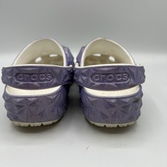 CROCS Purple Classic Iridescent Geometric Clog Unisex Child Size c11 Glitter
