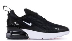 NIKE AIR MAX 270 (PS) BLACK / WHITE PRE SCHOOL AO2372 001