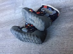 BOGS B-moc Gray Multi Space Snow Boots Youth Boys Size 12 Pull On Boot