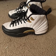 Jordan Air Jordan 12 Retro (GS) White/Black/Gold Athletic US 7Y