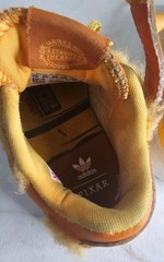 adidas x Pixar Monsters Inc. Sanderson Kids Orange Yellow Fur Sneakers 5K