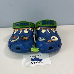 Crocs Moana Maui Clog Disney Slide Sandal Blue Green 211198 90H Kid’s Sz 3