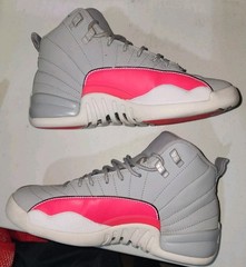 Size 7 (GS) – Jordan 12 Retro Mid Racer Pink