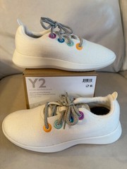 Allbirds Smallbirds Wool Runner Natural White Kid Shoes Y2