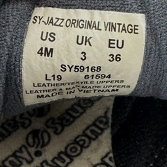 Saucony Jazz Original ‘OG 81’ Navy Suede/Leather Vintage Style Sneakers Size 4