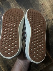 VANS Autism Acceptance ComfyCush Old Skool Size 2.5 Red Black White Hock& Loop