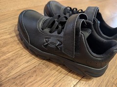 Under Armour Shoes Kids 13K Black Leather New W/O Box