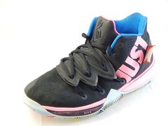 Nike Kyrie Irving 5 Just Do It Black Volt Pink Basketball Youth Size 5Y FREE S&H