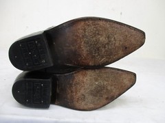 CORRAL Distressed Leather Cross Wings Cowboy Boots Youth Size 12.5 Style G1104