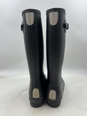 Hunter Handle It Rain Boots Womens Size 6 Waterproof Rubber Pull On UK 4 EU 37