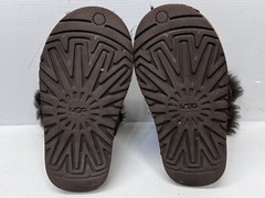 UGG Australia Brown Suede Mini Bailey Button Boots Toddlers 11
