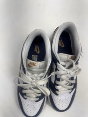 Nike Dunk Low White-Wheat-Midnight Navy Sz 6Y FB9109-111