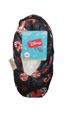 CHRISTMAS DISNEY MICKEY SWIRL PEPPERMINT CANDY SNUGGLE TOES SLIPPERS CHILD 10-4