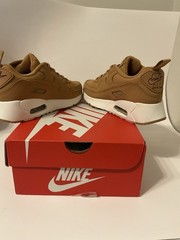 Little Boys – Air Max 90 Easy On (PS) – Size 1.5Y – Flax/Flax-Sail