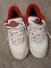 Nike Air Jordan 2/3 White Varsity Red Sail FD0384-161 , Size 7Y