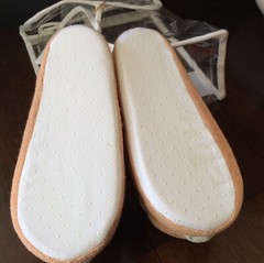 teddy bear bath slippers in original package old storestock